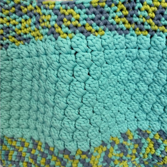 Handmade crochet shoulder bag tote granny core cottage core vintage - Picture 5 of 8